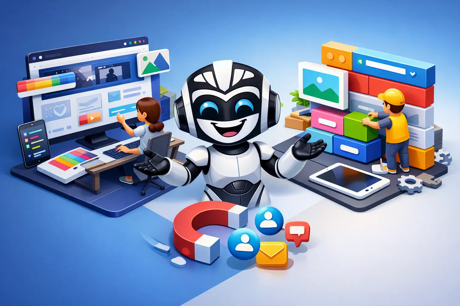 Webdesign oder Baukasten: Was bringt mehr Anfragen?