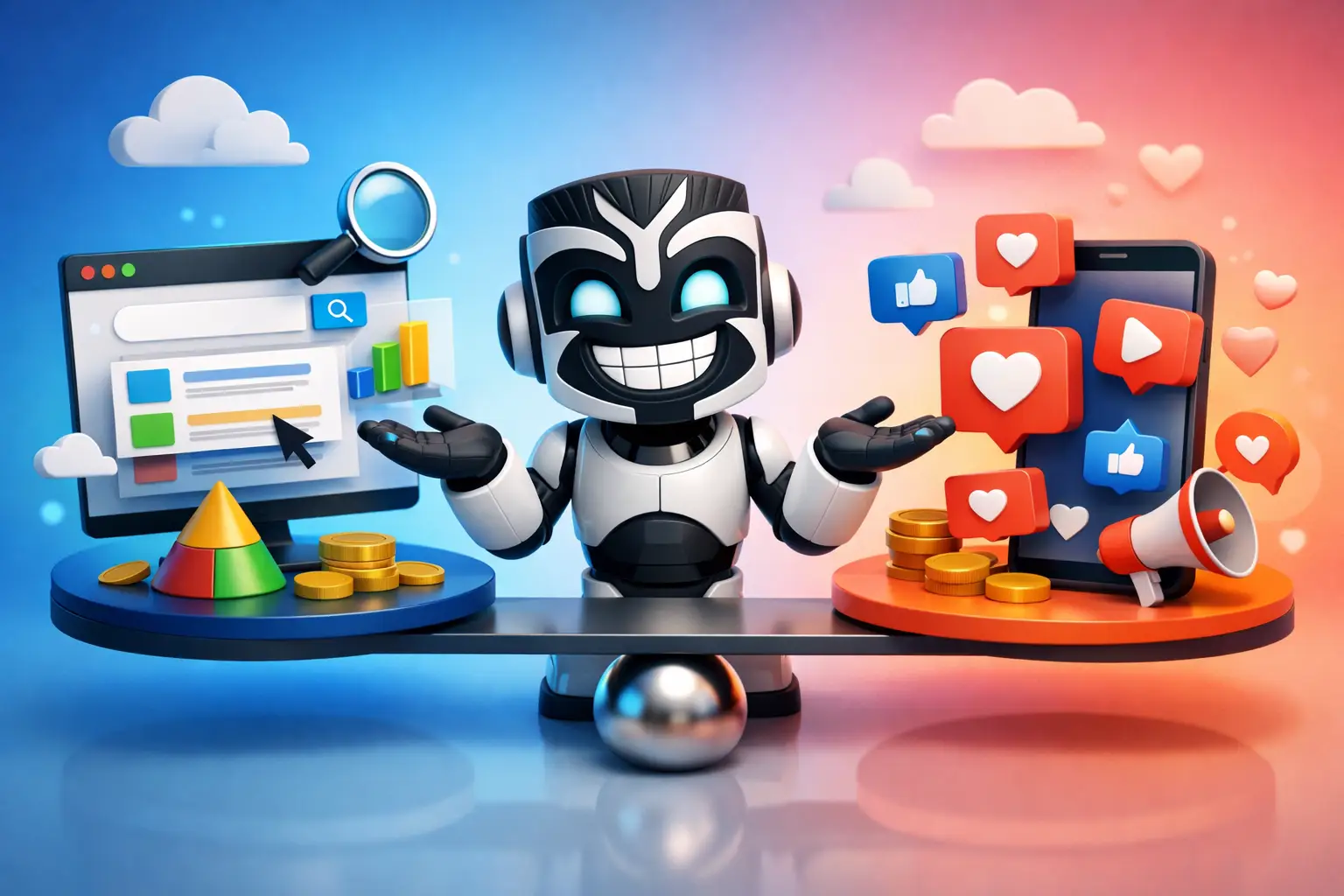 Google Ads versus Social Ads: Was bringt mehr?