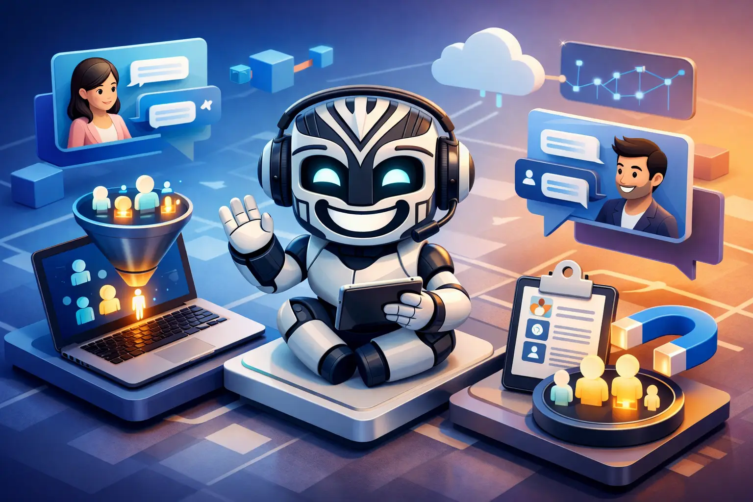 Chatbot für Kundenanfragen einrichten und Leads sichern
